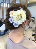あみほぐしヘアアレンジ