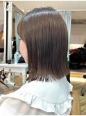 【Noa】切りっぱなしボブ×縮毛矯正