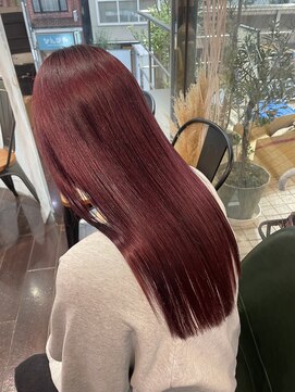 ヘアーアンドメイク ビス(HAIR&MAKE bis) 髪質改善で艶髪カラー【加藤沙久楽】