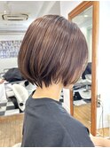 ショート チョコレート　モードヘア　大人ショート