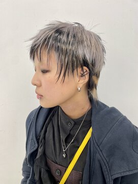 クク(QUQU) モノクロボーダーデザイン