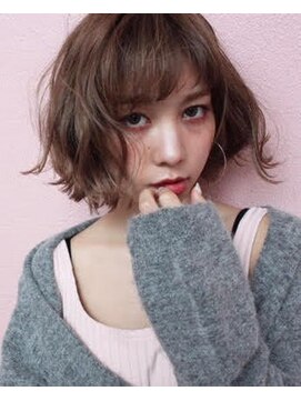 ボタニウムドットアン バイ アールサロン(BOTANIUM.An by Rr SALON) 【BOTANIUM.An】ウェットボブ×ヌーディーアッシュ