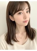 完璧バランスのセミロング