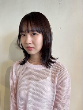 ムード マグ レーベル 南松本(MOOD Mag Label) ふんわりカールヘルシースタイルルーズヘアショコラアッシュ