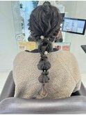 玉ねぎヘアアレンジ