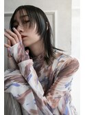 ウルフカット 切りっぱなしスタイル　姫カットレイヤー