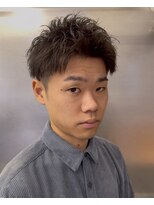 クオンヒール(QUON HEAL)&nbsp;スパイキーショートソフトツイストアップバングピンパーマｎ