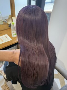 ラビスモア(Lovis moa) 切りっぱなしボブ/ピンクブラウン/エアリーロング/美髪のススメ