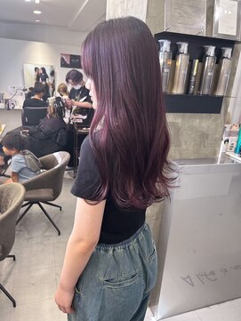 キング(K!ng) 縮毛矯正髪質改善ハイライトレイヤーカット枚方美容室エクステ