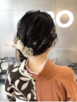 ラボー ノースプラザ店(LA'BO) 卒業式ヘア 編みおろし
