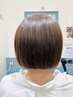 白髪染め（全体）＋カット＋ヘアチューニング（アイロンなし）