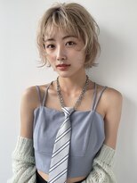 テルヴェ(Terve)&nbsp;【Terve.】ミルクティーベージュ×ウルフボブ