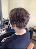 白髪ぼかし/ショートスタイル