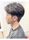 毛流れパーマショート