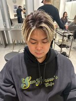 メンズサロン キング 心斎橋店(Men’s salon K!ng)&nbsp;ホワイトメッシュ/ツイスト/ツイスパ/パーマ/メンズ/眉毛/心斎橋