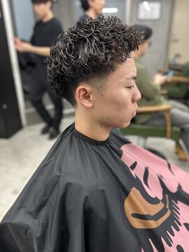 ザスーツブラザーズ(THE SUITS BROTHERS) MEN'SHAIRウルフカルマパーマメンズショートイージーパーマ