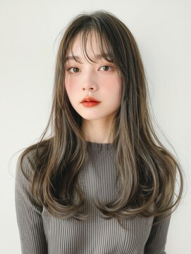 Moana長野駅前#オリーブカラー#くすみカラー#ブリーチなし