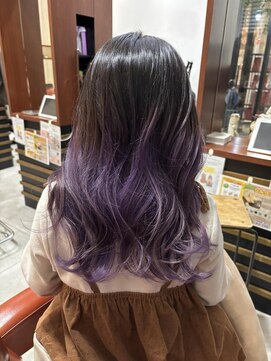 ナップヘアー NAP hair 裾カラー