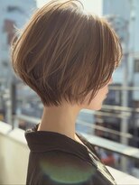 アイドットプラス 表参道(i.+omotesando)&nbsp;前髪小顔ニュアンスカラー大人ショートボブヘア20代30代40代