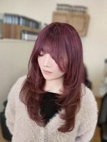 レジェンド(LEGEND)&nbsp;ワインレッド×レイヤーカット