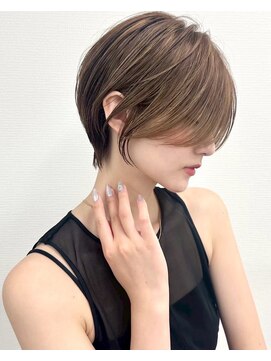 ゴカン バイ ジル ブラン 名古屋(Gokan by JIL BLAN) ハイライトバレイヤージュダブルカラーショートカット30代40代