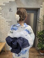 イット(it.)&nbsp;it.YUI 浴衣着付 ボブアレンジ