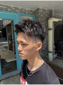 フェードショート×束感スタイル