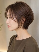 プールバイスタイル 藤沢(POOL by STYLE)&nbsp;広がりを整える丸みショートボブ/40代/藤沢