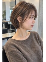FRAMES 南浦和店【11月6日OPEN（予定）】&nbsp;ショートボブ髪型20代30代40代前髪あり前髪なし面長丸顔南浦和