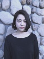 ヘアデザイン ラポール 茨木店(hair design Rapport)&nbsp;外国人風グレージュメルトカラー/モードレトロなクールボブ