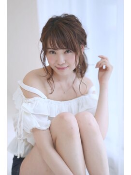 アース コアフュールボーテ 長野稲田店(EARTH coiffure beaute) ゆるふわポニーテール【長野】