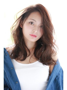 ヘアーキューブ(HAIR CUBE) 斜めバングフェザーロング