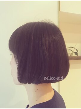 レリコ ニド(Relico-nid) エアリーボブ×ナチュラルウィービング
