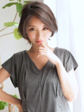 エル(LE) 【LE 】ことりベージュワンサイドボブ