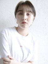 アルバム 銀座(ALBUM GINZA) ナチュラルストレートショート_セミウェットウェーブ_7607