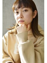 メルシー(merci.)&nbsp;【merci.】眉上バング　creamy brown