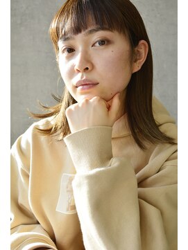 メルシー(merci.) 【merci.】眉上バング　creamy brown