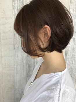 アンソレイユ ヘアー ガーデン(ensoleille hair garden)の写真/【尾張旭「印場駅」すぐ・駐車場12台あり】オーガニックカラーも◎種類豊富なカラーで仕上がりも艶々♪