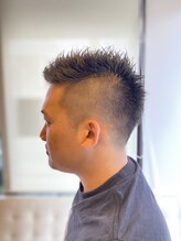 ヘアヌーダ ソフトモヒカン×メンズカット