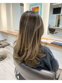 バレイヤージュ ナチュラルベージュ