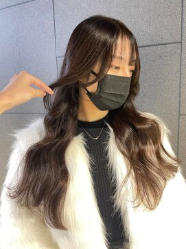 ノイズ キョウト(NOISM Kyoto) 韓国風　小顔に見せるレイヤースタイル