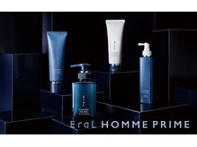 頭皮と髪のメカニズムを徹底研究している、イーラル オム プライムだからできる、男性のための本気のケア。