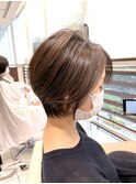 大人ショートボブ