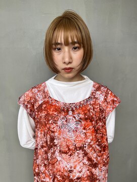 リンネ(Lin'ne) フレンチボブ/プラチナベージュ/透明感