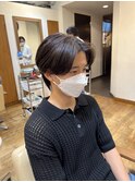 ニュアンスセンターパートウルフカット