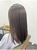 艶々グレージュブラウン