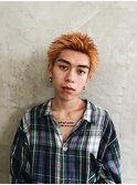 ハイトーン×スパイキー束感ショート