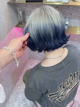 ロンド レア 天神大名店(Lond Le’a) ダブルカラーベージュカラーケアブリーチハイトーンカラー韓国