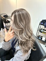 ブレンド 渋谷(BLend)&nbsp;ハイライトカラーマチルダボブインナーグレージュ前髪