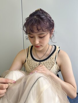 サラ 天神大名店(SARA) 【大名】透明感ラベンダーカラー